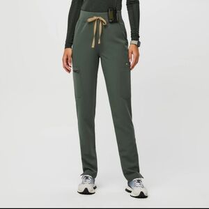 Moss High Waisted Yola - Petite Skinny Scrub Pant